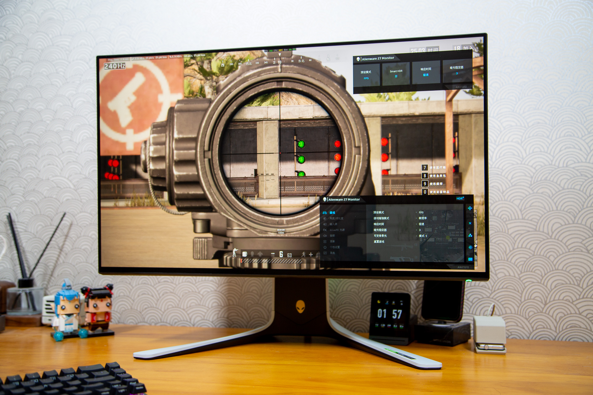 外星人240hz显示器评测24寸,外星人24寸2k显示器推荐240hz