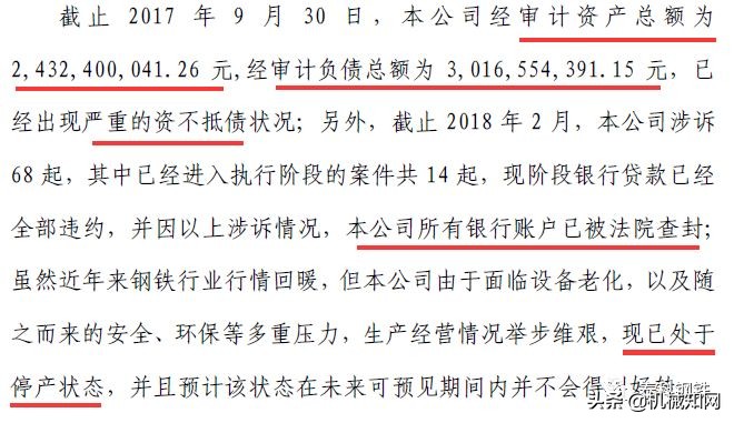 钢厂破产的最新消息,钢厂破产公告最新消息