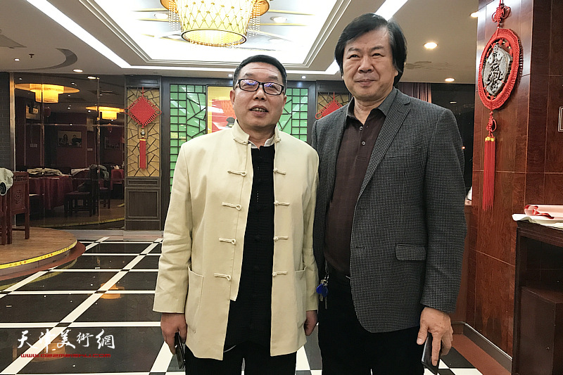 巨龙画院新春团拜活动在江泽福轩大饭店举行