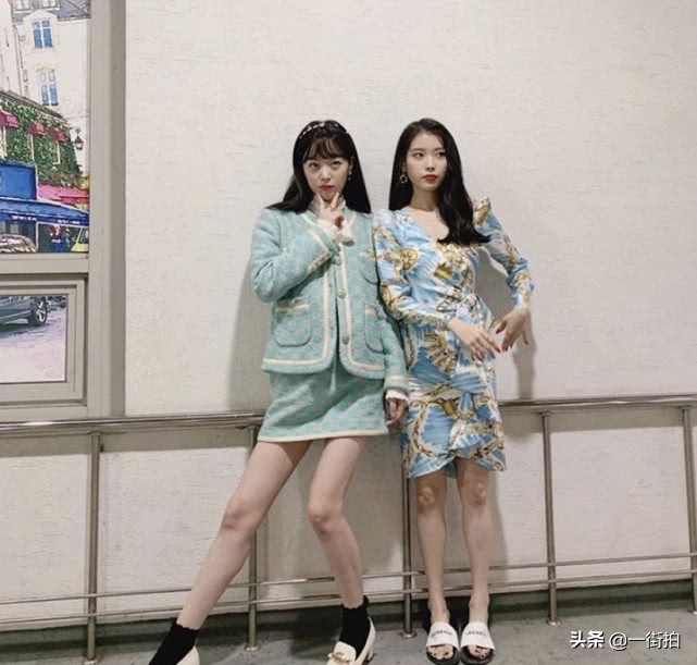 雪莉与iublackpink的合照 (雪莉iu合照)