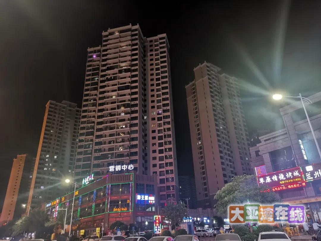 大亚湾西区亮灯率,大亚湾石化区晚上亮灯