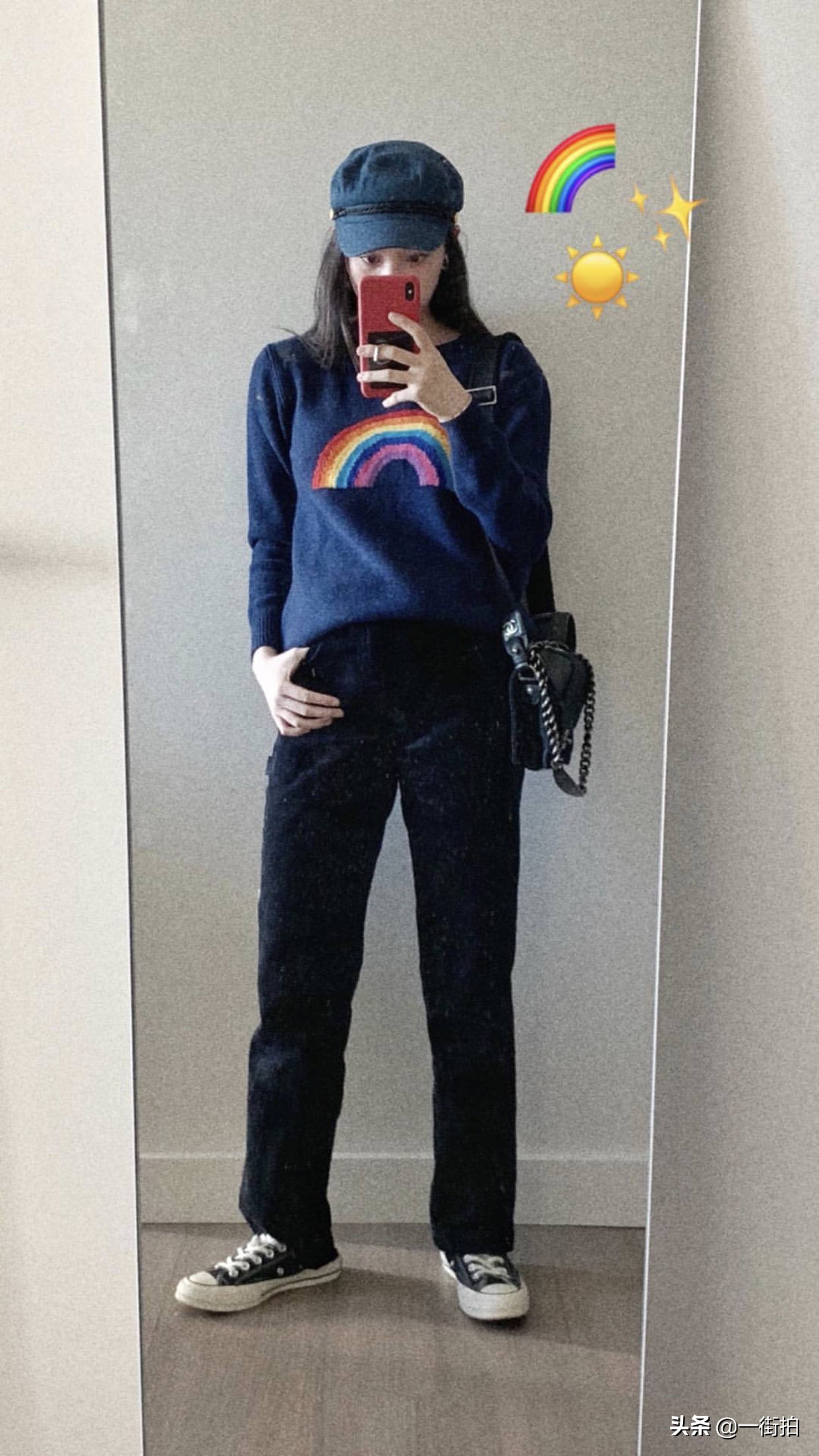 欧阳娜娜穿粉色针织衫温柔又美丽,欧阳娜娜淡黄色针织衫搭配裙子