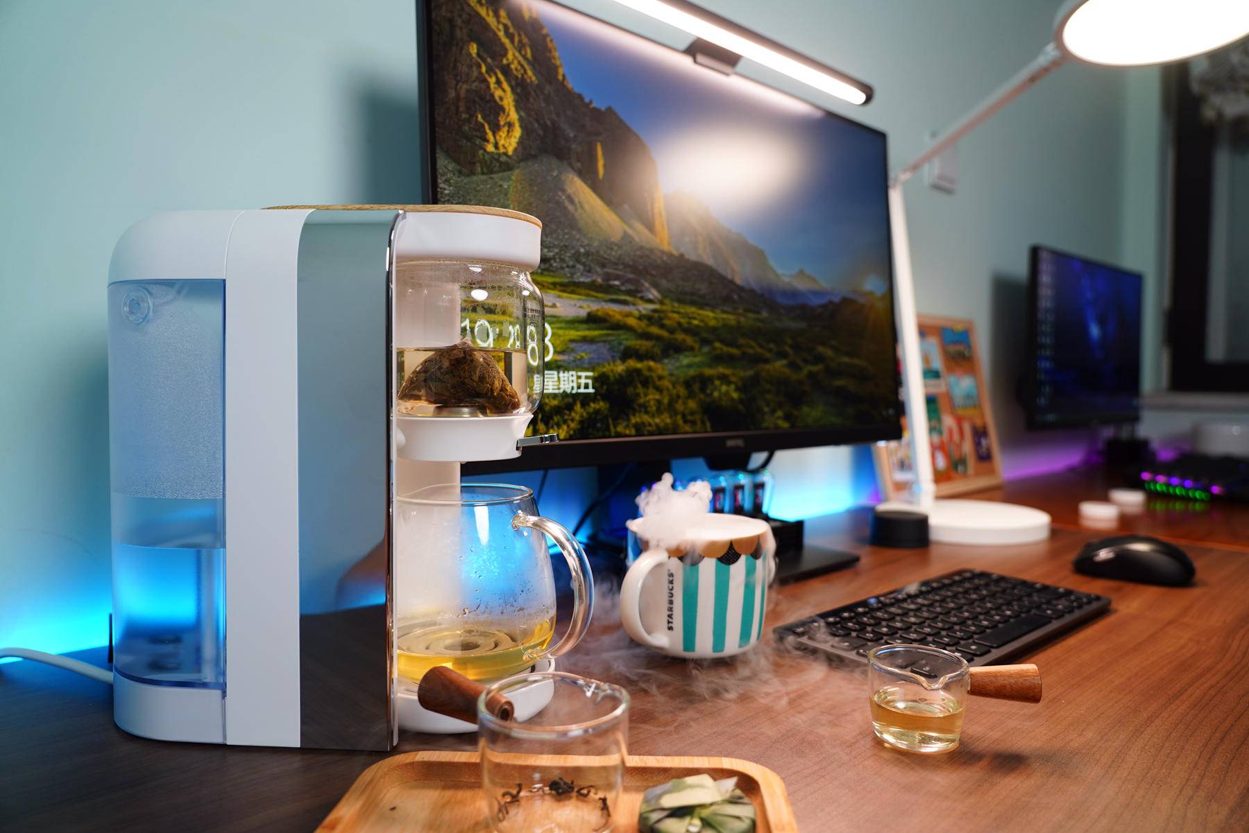 自动烧水茶台怎么用,台面茶饮机