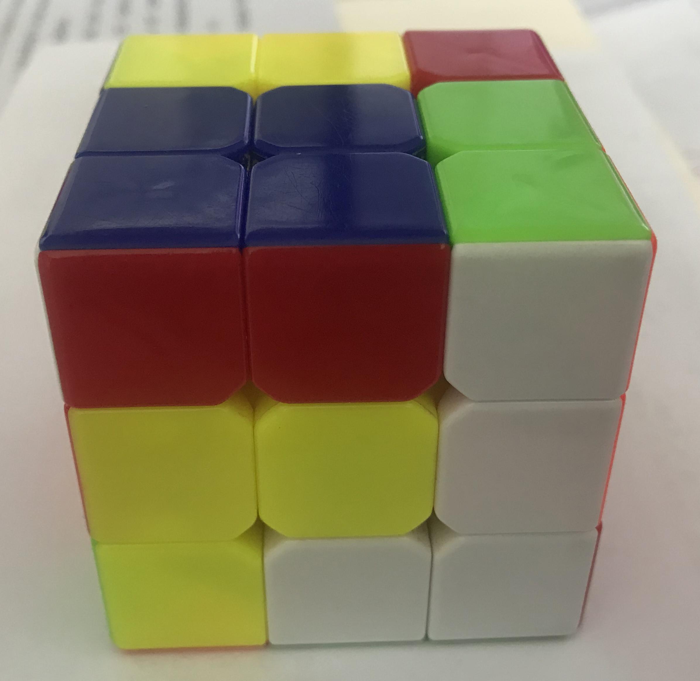 已经彻底打乱的魔方怎么简单复原,三阶魔方打乱后最简单的复原方法