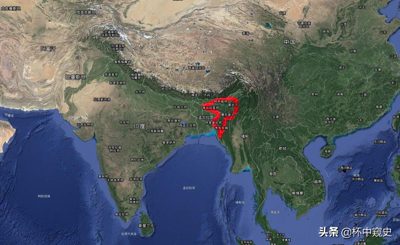 一文看懂地缘冲突,印度的核心邦有哪些