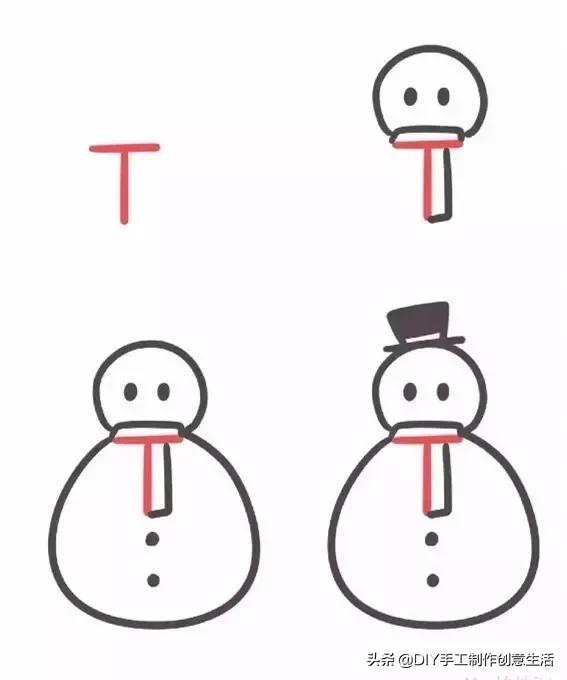 简笔画超简单步骤3笔,简笔画超简单教程