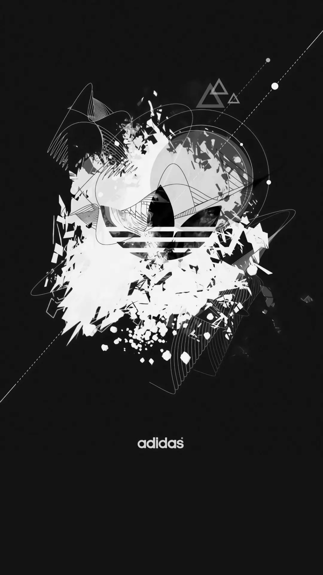 黑白极简壁纸,极简风格黑暗壁纸