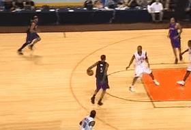 nba2kol文斯卡特98版扣篮动作,文斯卡特大风车扣篮背后角度