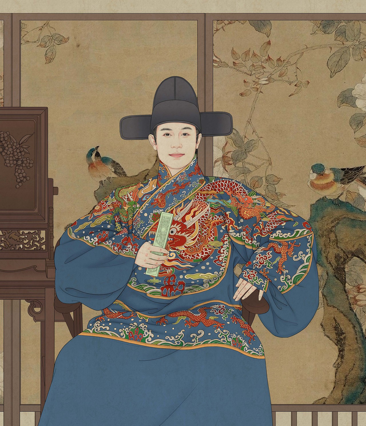 明制汉服造型,明制汉服男