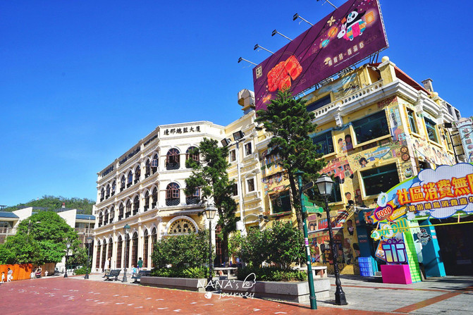 澳门特色街区欧洲风格,澳门葡式异国风情