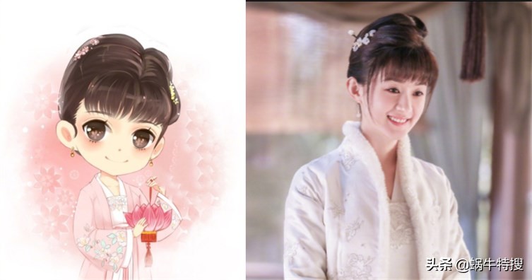 杨颖热巴的头像,杨颖的q版照片