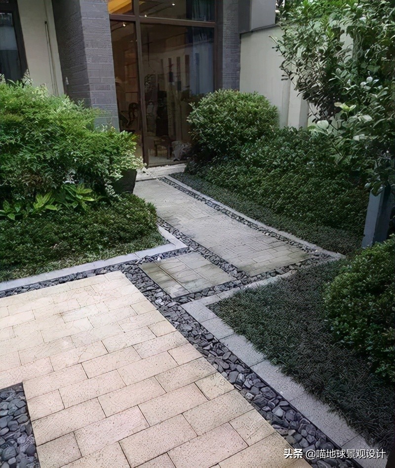 别墅庭院地面铺装施工顺序,别墅庭院地面铺装设计