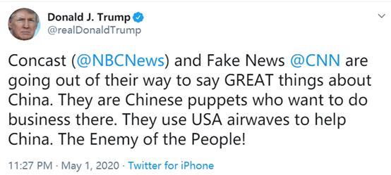 为祖国叫屈，为中国发声！特朗普大战推特，背后是浓浓的爱国情怀