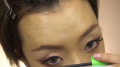 单眼皮眼妆的画法初学者视频,圆眼单眼皮内眦赘皮眼妆画法