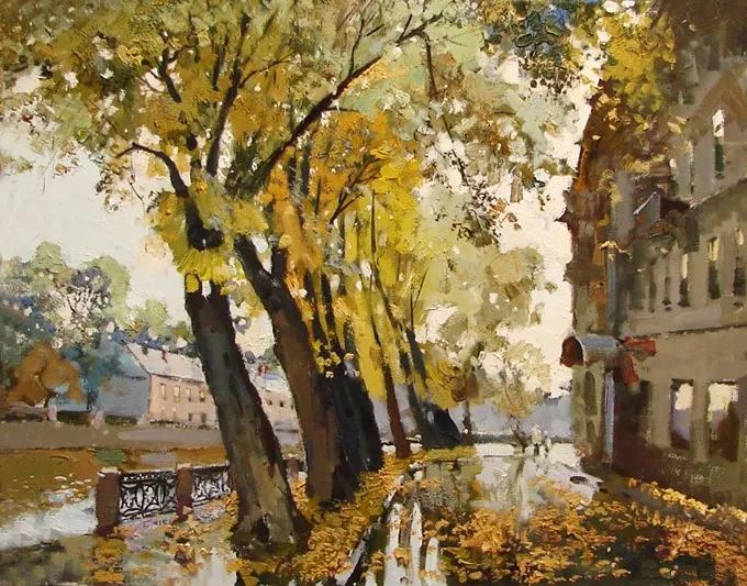 西欧大师画家的风景油画作品,卢卡斯风景油画作品