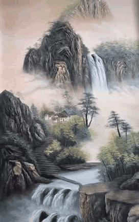 95后女孩“刮腻子”刮出名画,95后女孩靠刮腻子粉丝量超600