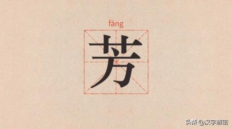 女孩为什么经常用芳字,为什么喜欢用芳形容女人