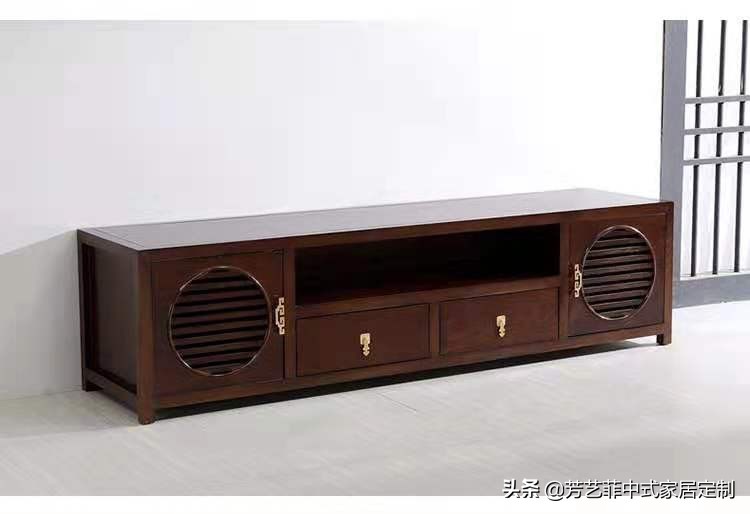 新中式家具客厅布置,新中式家具打柜子效果图