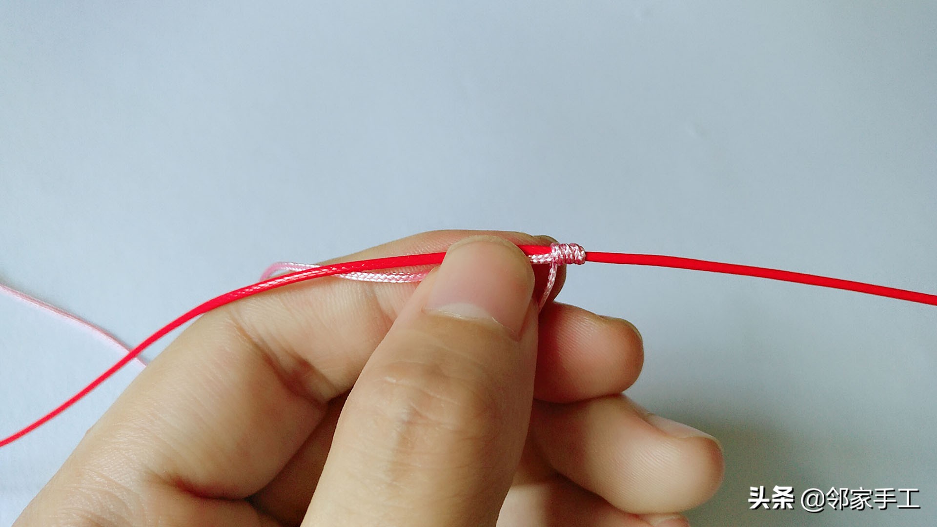 编绳绕线的教程慢动作,手工编织绕线技巧