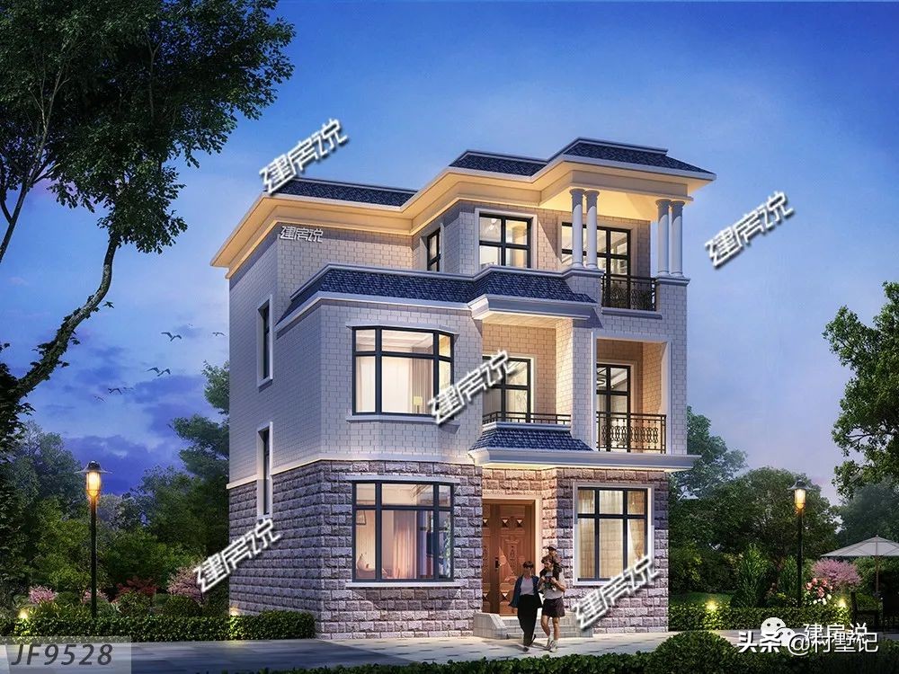 最适合农村三层平顶别墅,10套适合农村自建小别墅