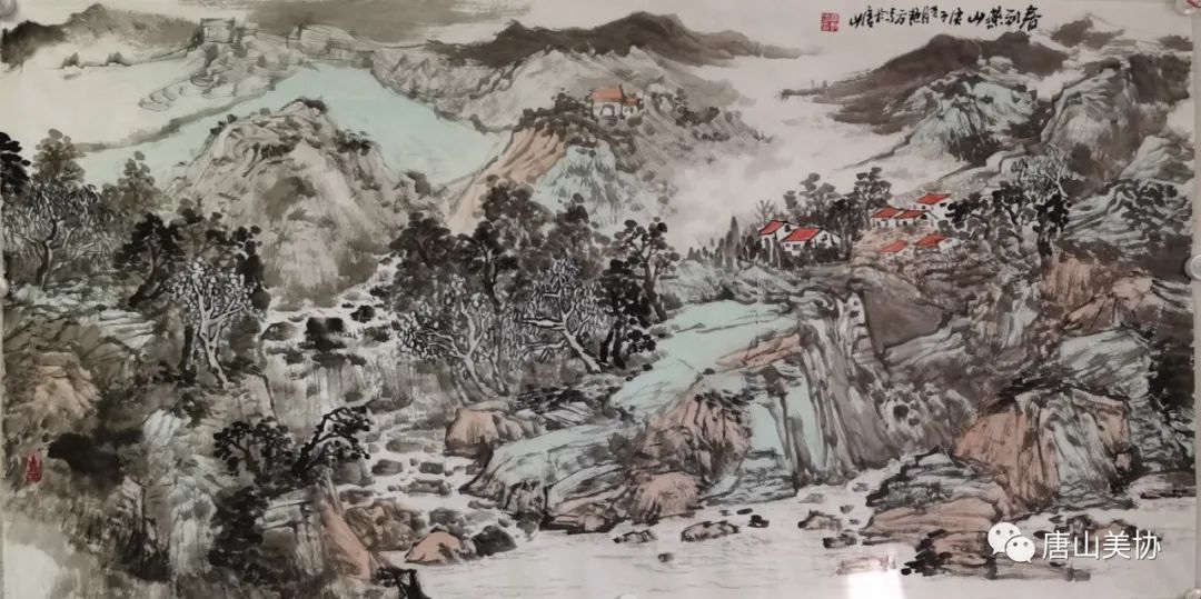 大美唐山展,展现唐山新时代绘画作品