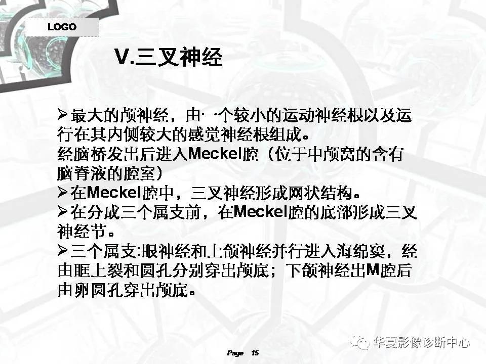 磁共振颅神经扫描是定位在哪,颅神经图谱