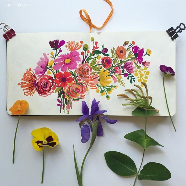 插画师carolyngavin绘画作品,carolyn插画