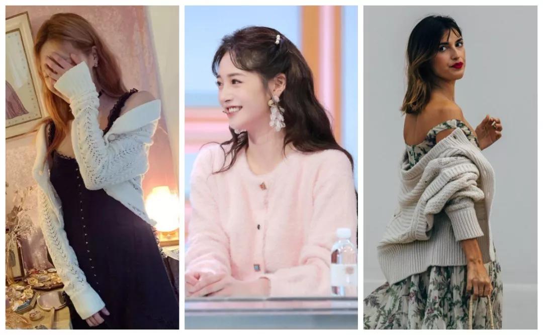 刘雯拉链毛衣哪个牌子好看,刘雯穿的熊图案毛衣