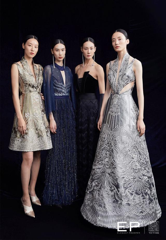 ep雅莹走秀2019,ep雅莹黑裙子