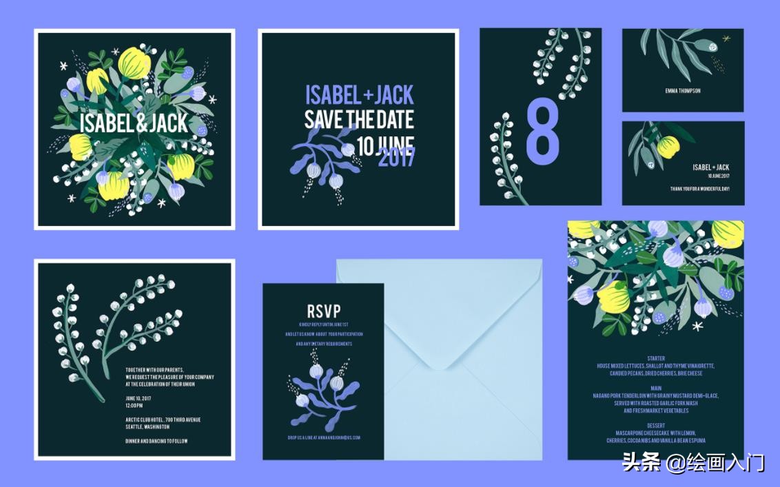 民族风插画简单又漂亮 (适合手绘的现代中国风插画)