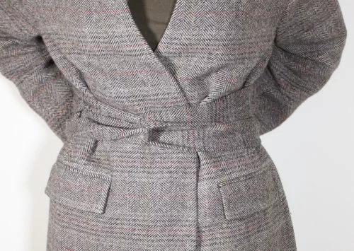 大衣腰带怎么系简单又好看,大衣短腰带系法简单又好看的系法