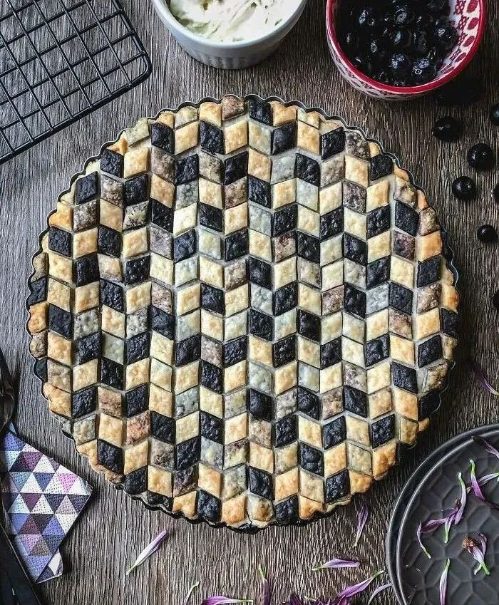 中式创意高颜值糕点,好看的艺术糕点