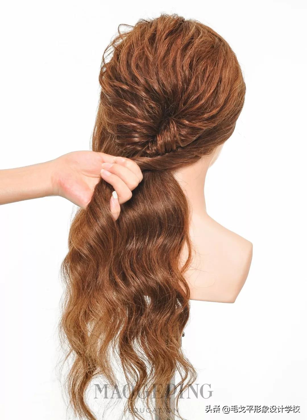 韩式新娘敬酒盘发,韩式打编低盘发新娘造型