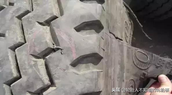 轮胎损坏图片,轮胎损坏的形式有哪些