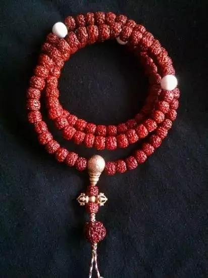 藏式龙鳞纹小金刚包浆,藏式小金刚108颗包浆