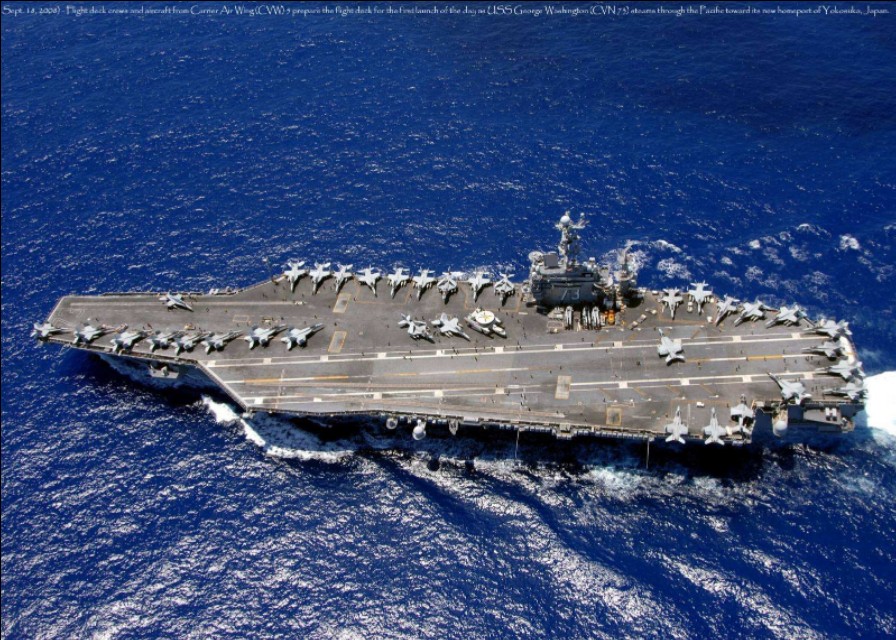 003型航空母舰最新进展,美国现有几艘航空母舰在世界各地