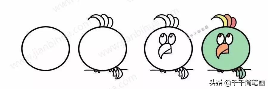 各种小动物头像简笔画图片,简笔画小动物情侣头像