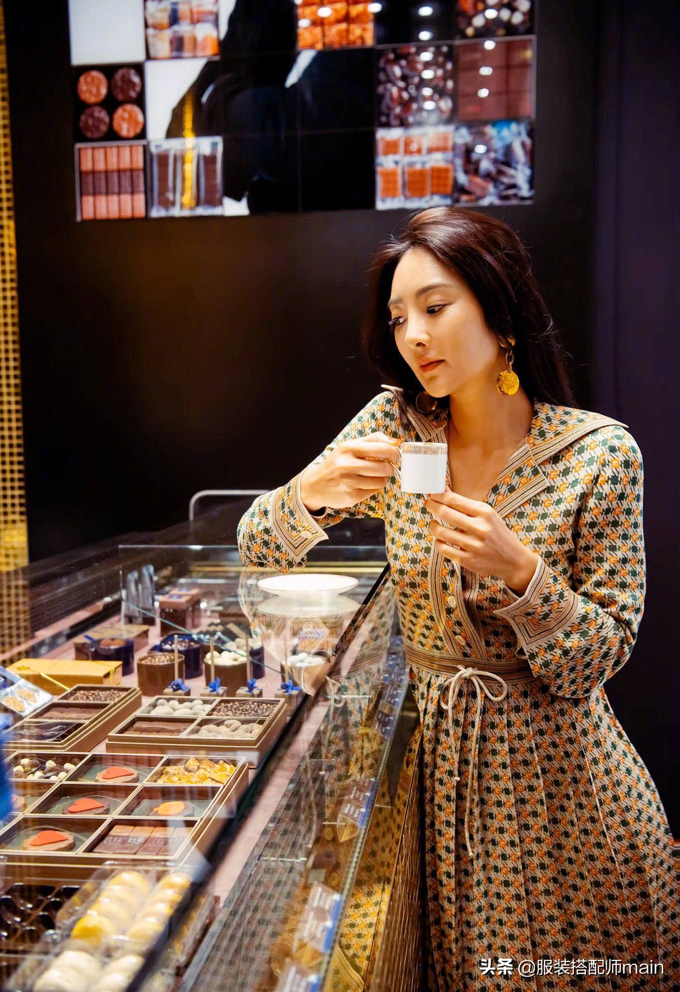 吴速玲穿搭,吴速玲大耳环怎么搭配