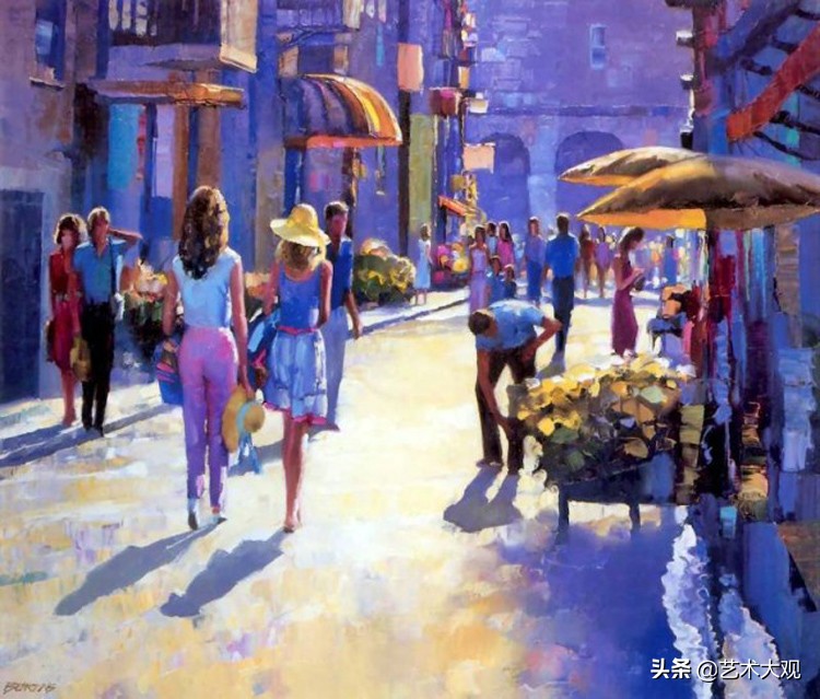 美国画家霍华德风景油画作品选,贝朗思油画作品