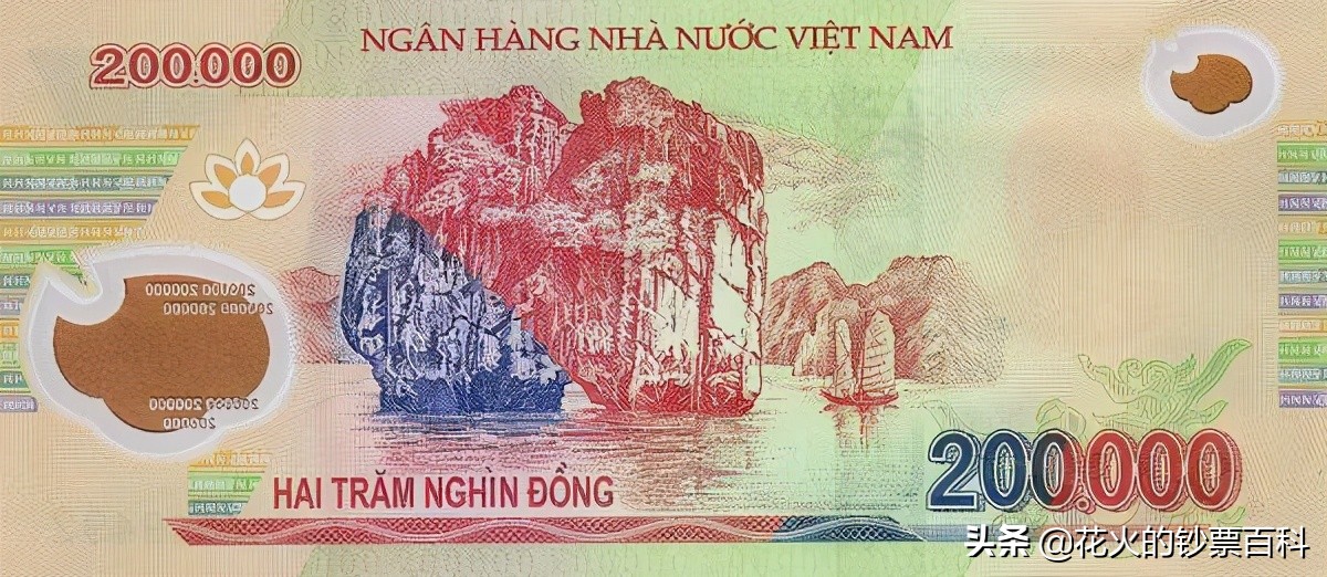 越南旧版1000元钞票,越南五万元的面额长什么样