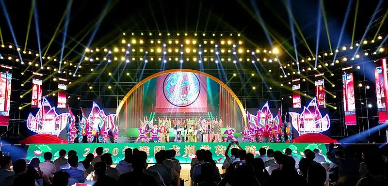 淮阳龙湖风景区荷花盛开,淮阳荷花风景区