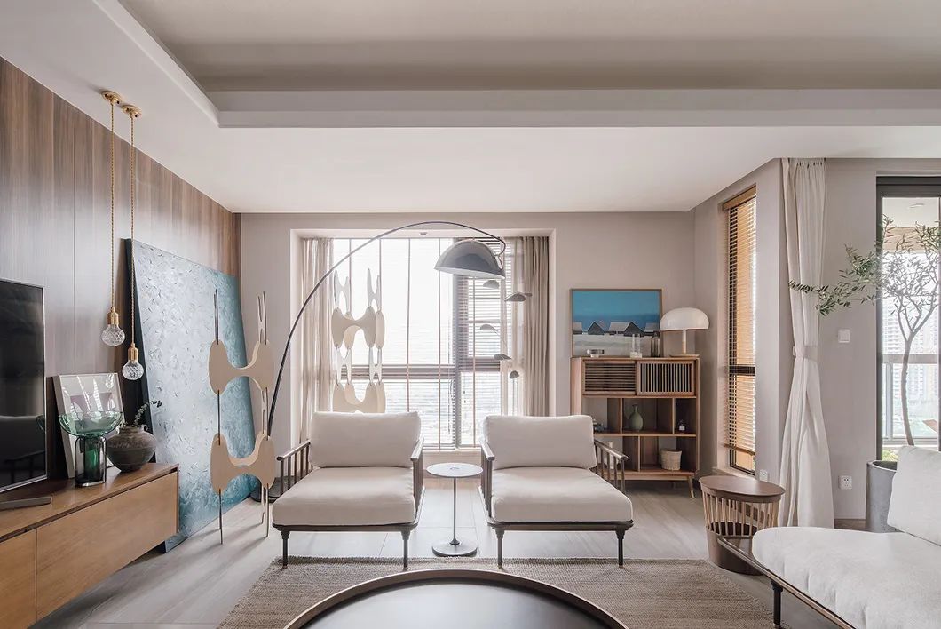 原木风让简约更有格调,现代简约和原木风混搭