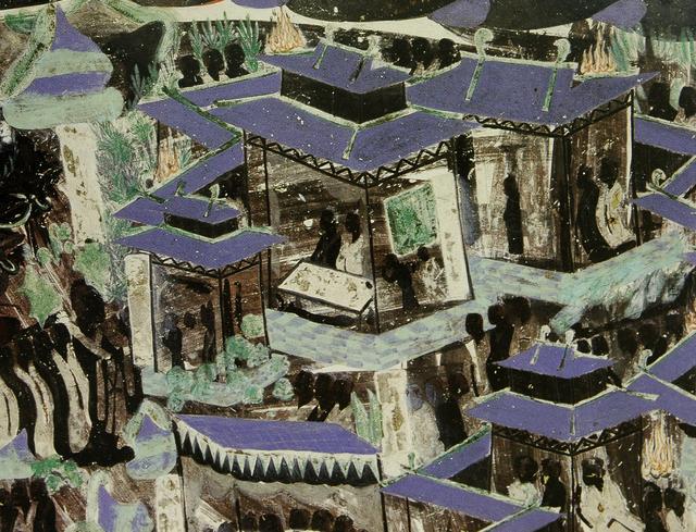 敦煌壁画320窟赏析,敦煌莫高窟420窟壁画