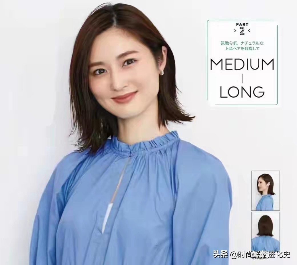 适合黑长直的短发,女士大脸减龄短发推荐