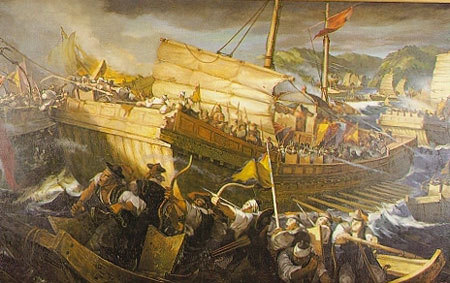 鸣梁海战起因完整版,鸣梁海战真实结果