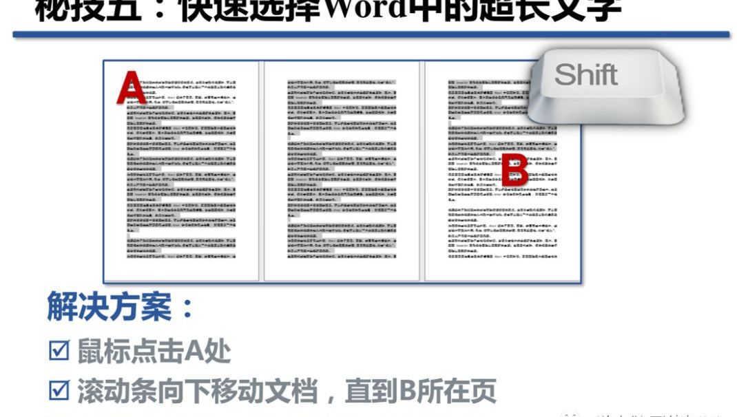 word鼠标拖动文字,word怎么用键盘选中文字
