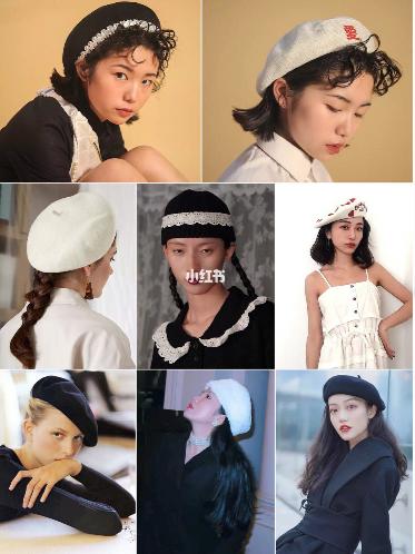 爱戴帽子的优雅女士,爱戴帽子的女人图片