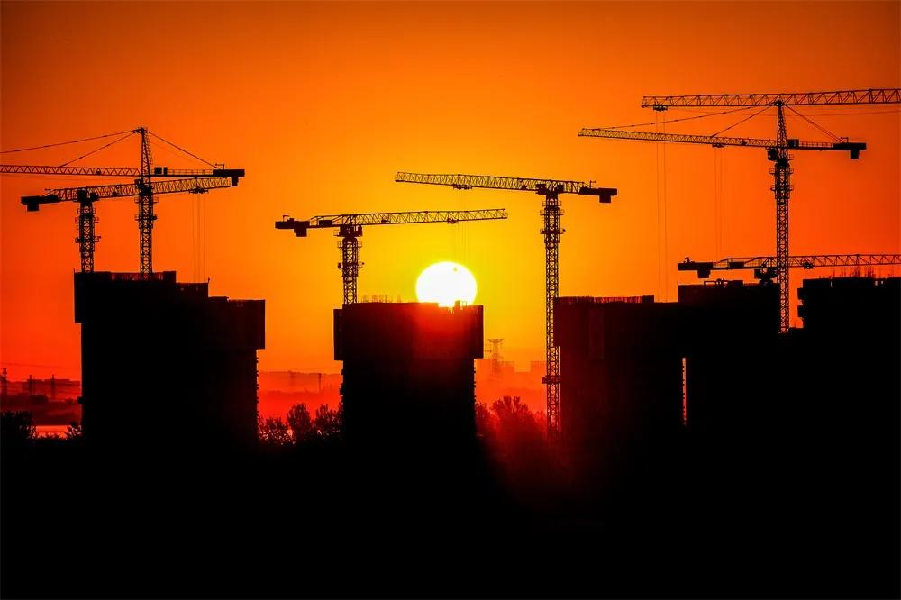 北京房山长阳商圈夜景航拍,北京市房山区航拍夜景