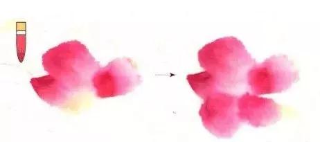 桃花的画法国画,小孩桃花画法国画