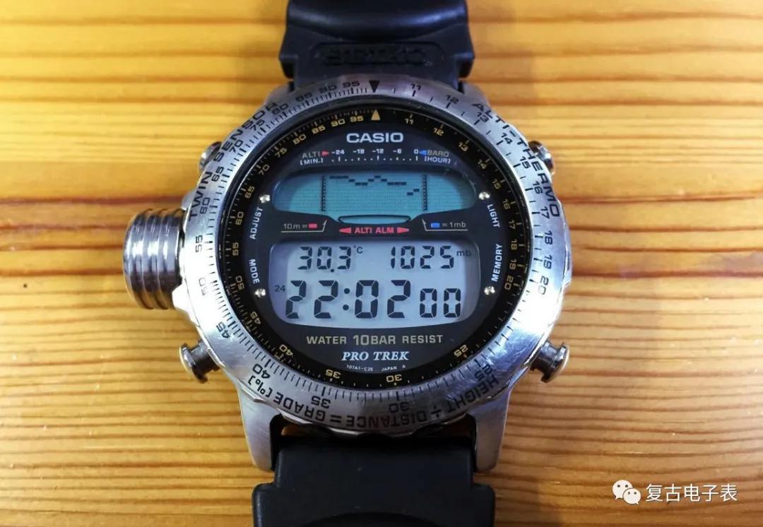 搭载多重边框计算方式的双重感应器CASIOalt7000